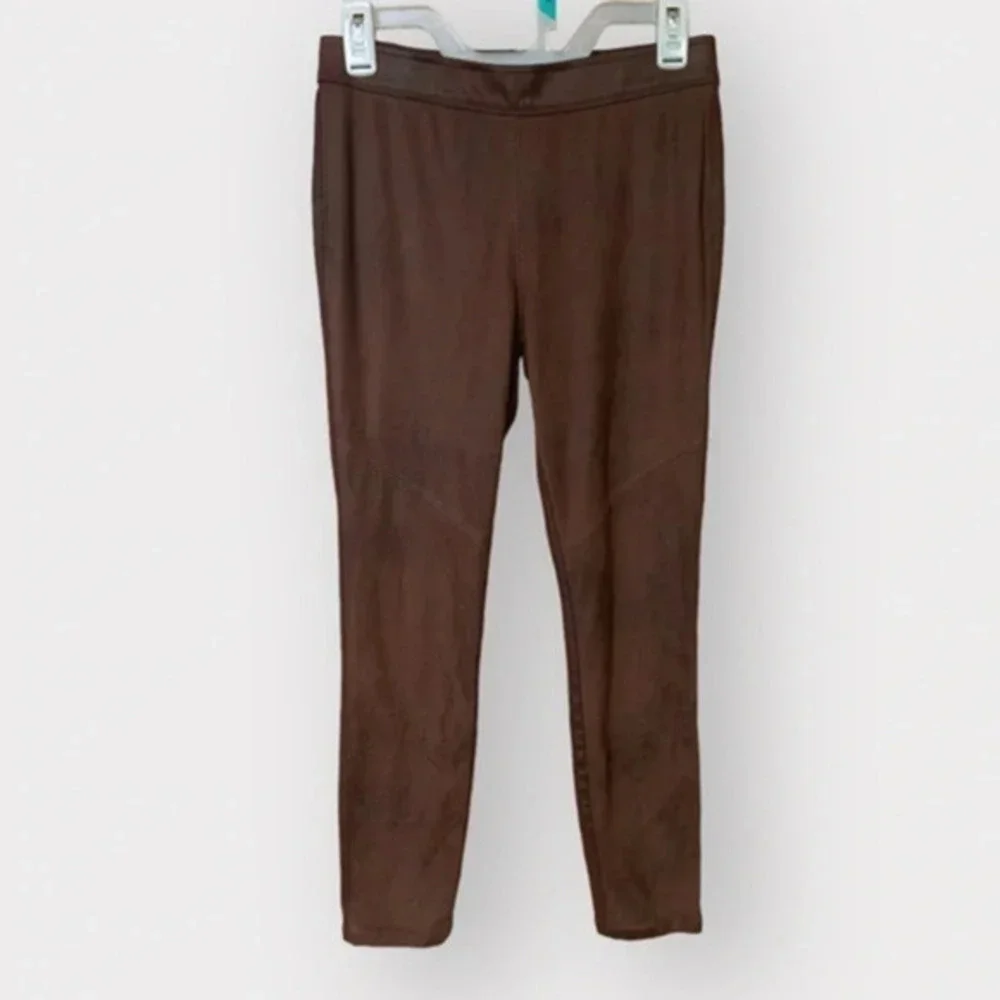 Free People Size 27 Wine Faux Leather Leggings